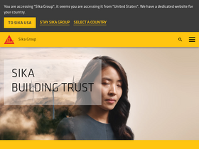 'sika.com' screenshot