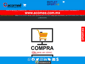 'acomee.com.mx' screenshot