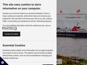 'calmac.co.uk' screenshot