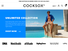'cocksox.com' screenshot