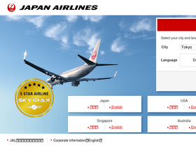 'jal.com' screenshot