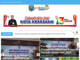 'pendidikan.probolinggokab.go.id' screenshot
