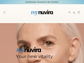 mynuvira-us.com homepage screenshot