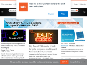 'sdxcentral.com' screenshot