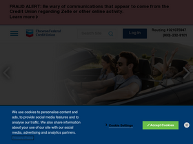 'chevronfcu.org' screenshot