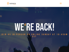 'transformchurch.us' screenshot