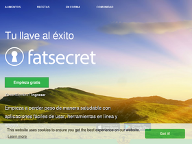 'fatsecret.es' screenshot