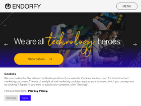 'endorfy.com' screenshot
