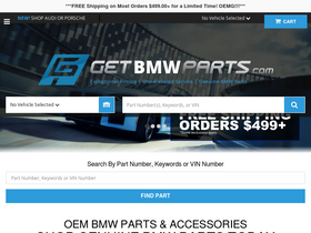 'getbmwparts.com' screenshot