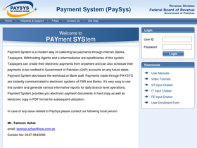paysys.fbr.gov.pk Traffic Analytics, Ranking & Audience [May 2025 ...