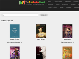 'thefreeonlinenovel.com' screenshot