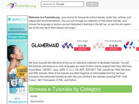 'etutorials.org' screenshot