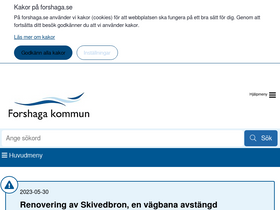 'forshaga.se' screenshot