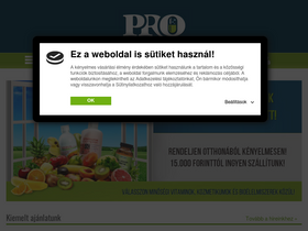 'provitamin.hu' screenshot