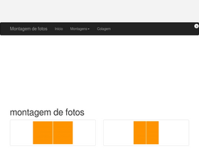 'montagemfotos.com.br' screenshot