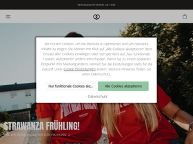 Strawanza homepage screenshot