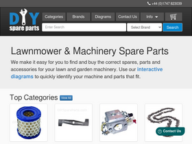 'diyspareparts.com' screenshot