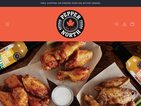 peppernorth.com homepage screenshot