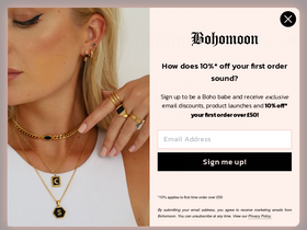 'bohomoon.com' screenshot