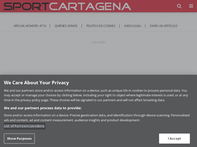 'sportcartagena.es' screenshot