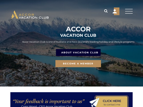 'accorvacationclub.com.au' screenshot