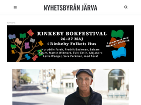 'nyhetsbyranjarva.se' screenshot