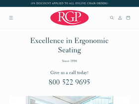 RGP Dental homepage screenshot