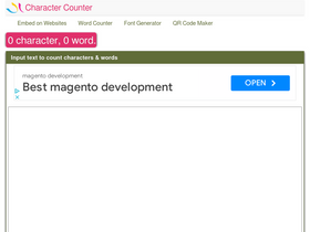 'charactercounttool.com' screenshot