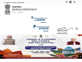 'jkrevenue.nic.in' screenshot