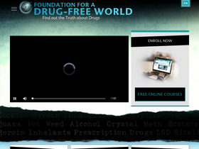 'drugfreeworld.org' screenshot