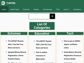 'tnpds.org.in' screenshot