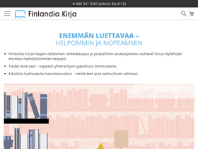 'finlandiakirja.fi' screenshot