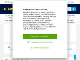 'datart.sk' screenshot