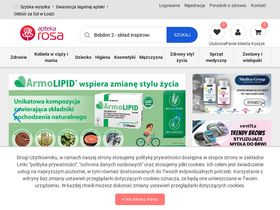 'aptekarosa.pl' screenshot
