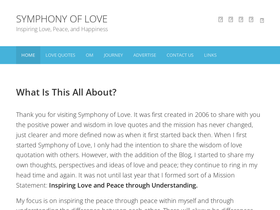 'symphonyoflove.net' screenshot