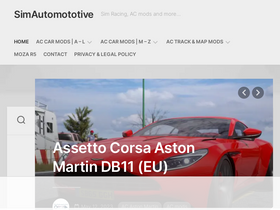'simautomototive.com' screenshot