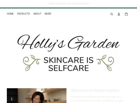 shophollysgarden.com homepage screenshot