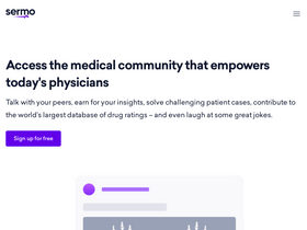 'sermo.com' screenshot
