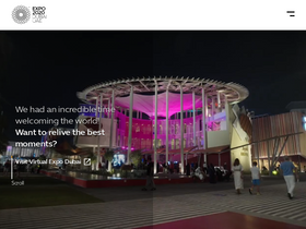 'expo2020dubai.com' screenshot