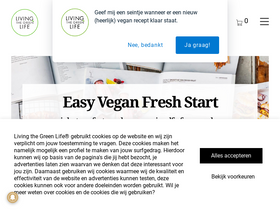 'livingthegreenlife.com' screenshot