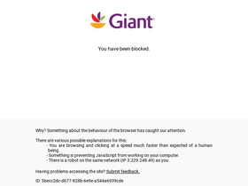 'giantfood.com' screenshot