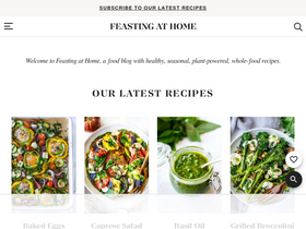 'feastingathome.com' screenshot