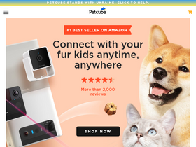 'petcube.com' screenshot