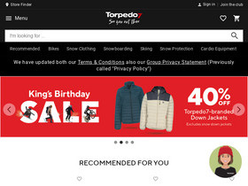 'torpedo7.co.nz' screenshot