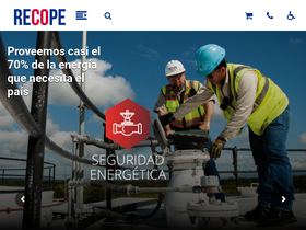 'recope.go.cr' screenshot