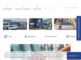 'pulkovoairport.ru' screenshot
