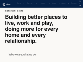 'minto.com' screenshot