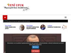 'yeniufuk.com.tr' screenshot