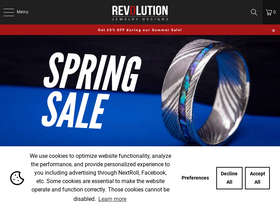 'revolutionjewelry.com' screenshot