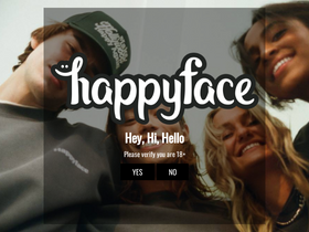 happyface.com homepage screenshot